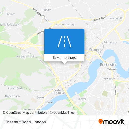 Chestnut Road map