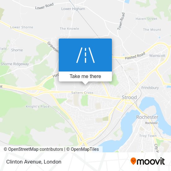 Clinton Avenue map