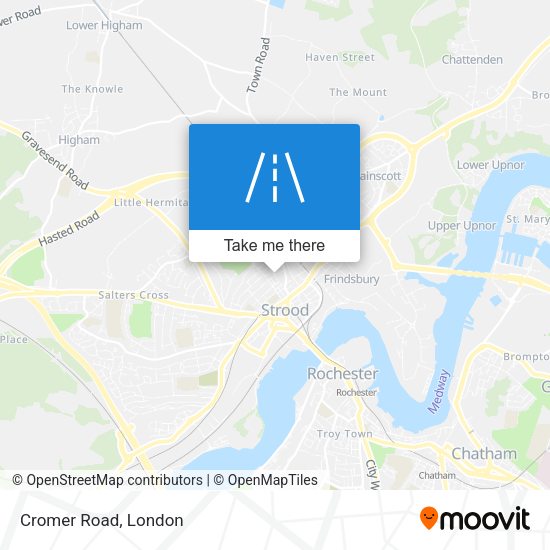 Cromer Road map