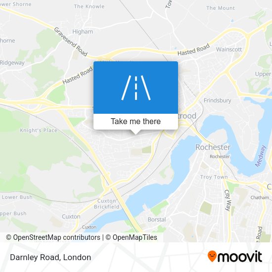 Darnley Road map