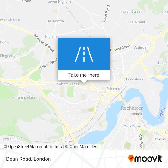 Dean Road map