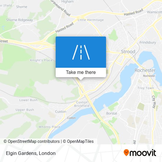Elgin Gardens map