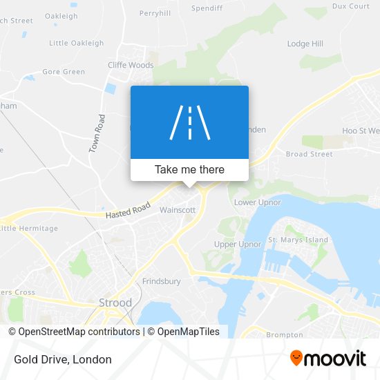 Gold Drive map