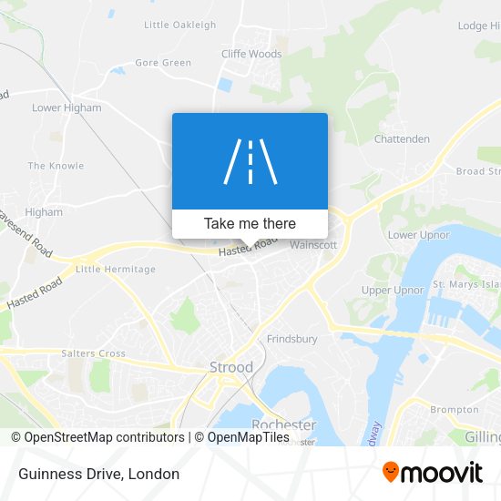 Guinness Drive map
