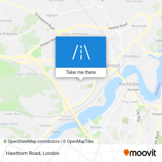 Hawthorn Road map