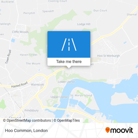 Hoo Common map