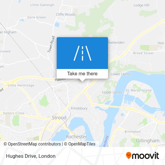 Hughes Drive map