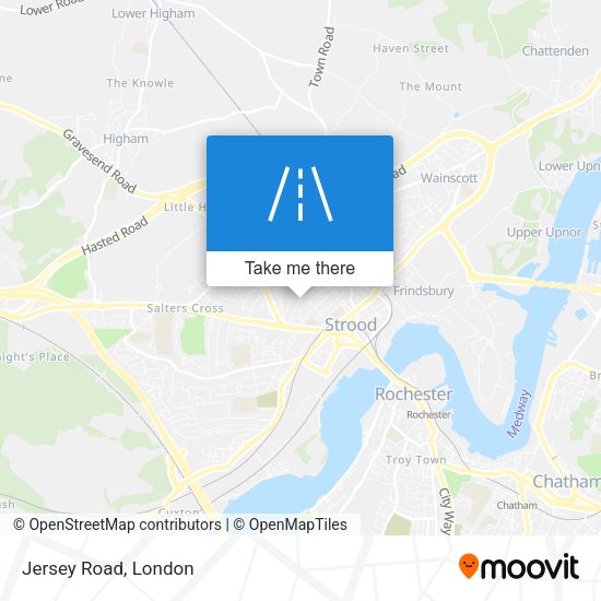 Jersey Road map