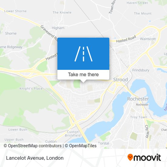 Lancelot Avenue map