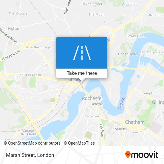 Marsh Street map