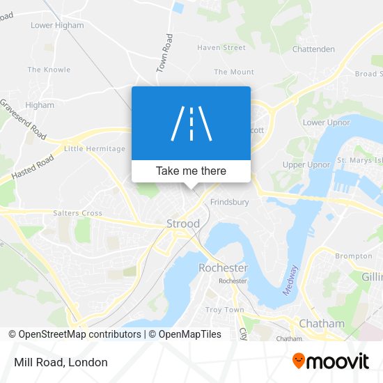 Mill Road map