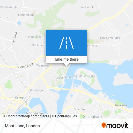 Moat Lane map
