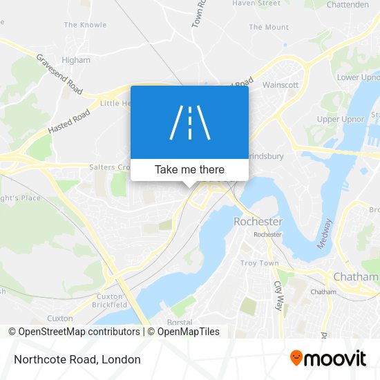 Northcote Road map