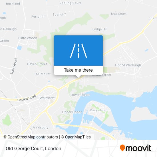 Old George Court map