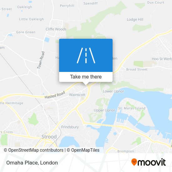 Omaha Place map
