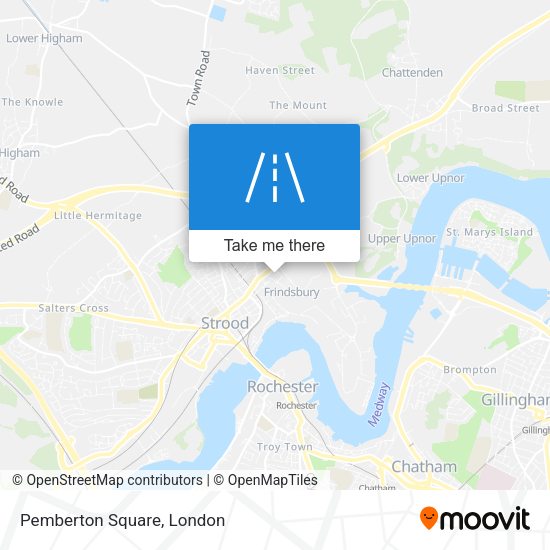 Pemberton Square map