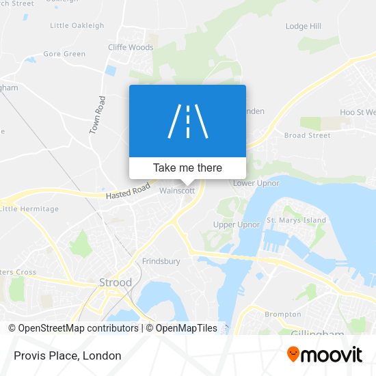Provis Place map