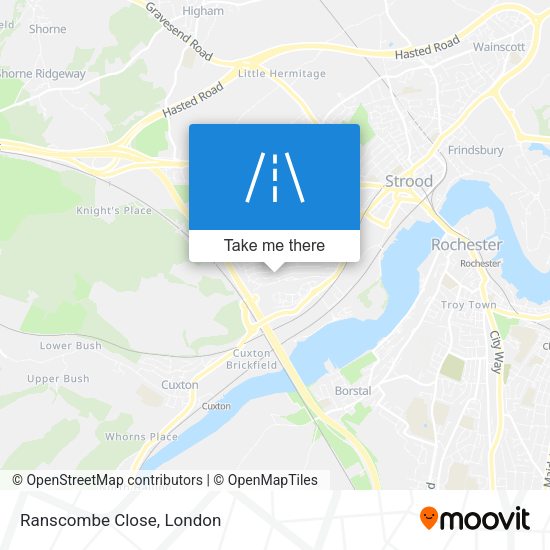 Ranscombe Close map