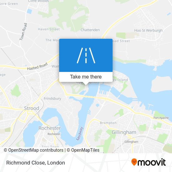 Richmond Close map