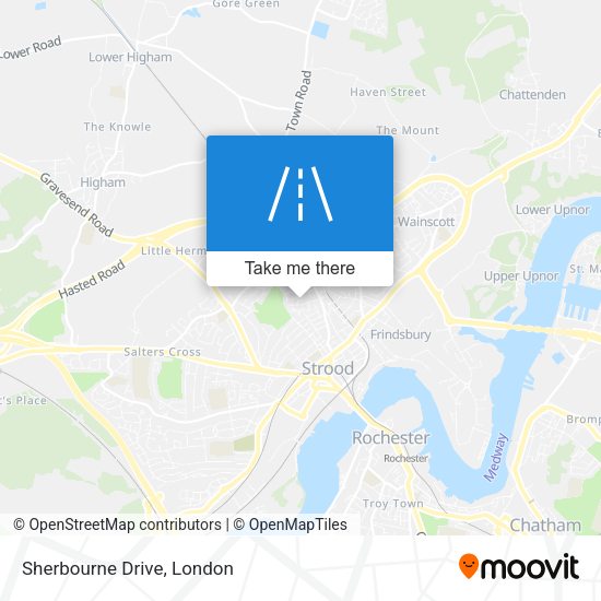 Sherbourne Drive map