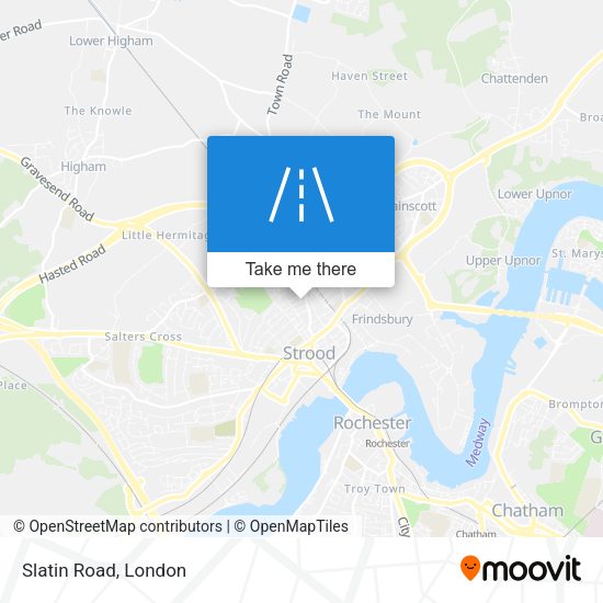 Slatin Road map