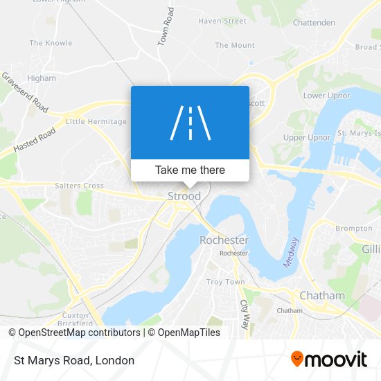 St Marys Road map