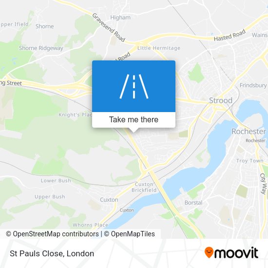 St Pauls Close map