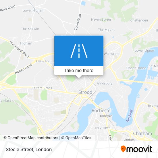Steele Street map