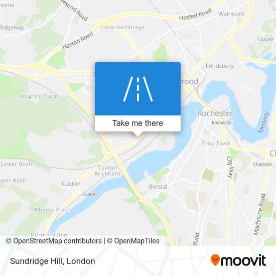 Sundridge Hill map