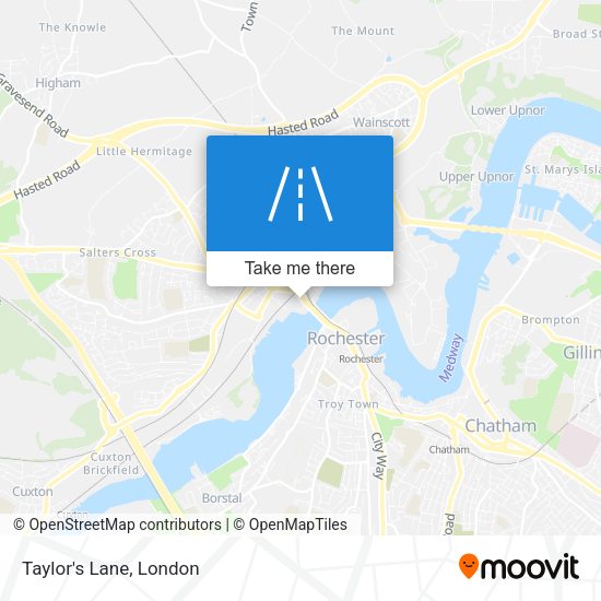 Taylor's Lane map