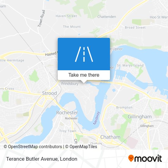 Terance Butler Avenue map