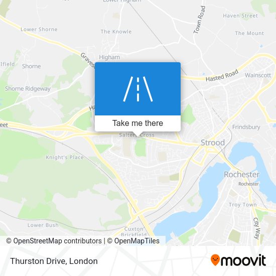 Thurston Drive map