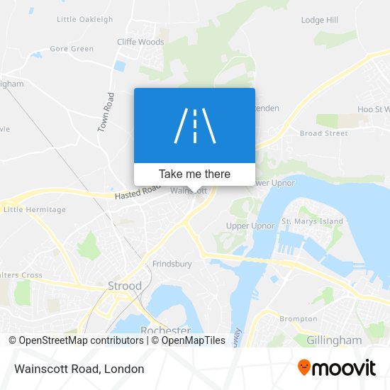 Wainscott Road map