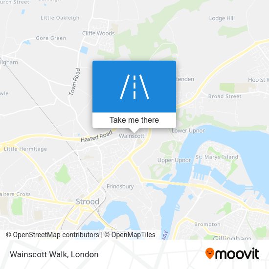 Wainscott Walk map