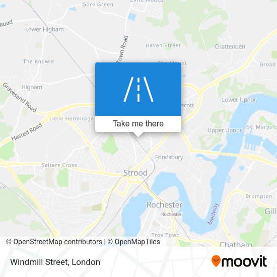 Windmill Street map