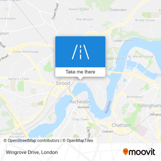 Wingrove Drive map