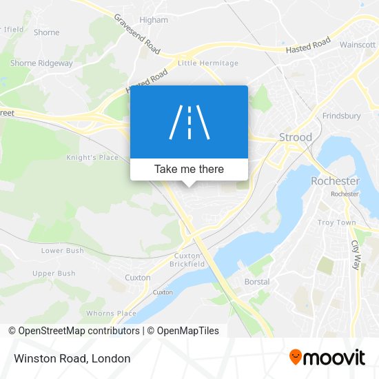 Winston Road map