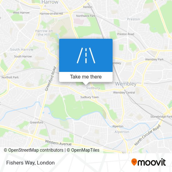 Fishers Way map