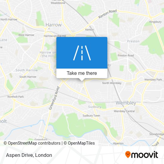 Aspen Drive map