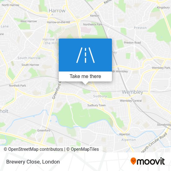 Brewery Close map