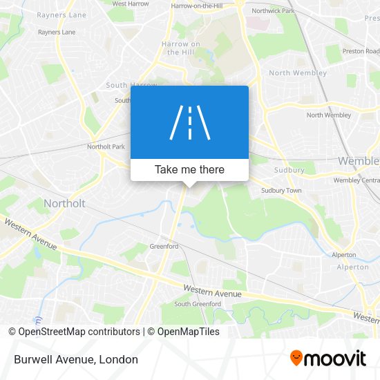 Burwell Avenue map