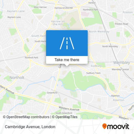 Cambridge Avenue map