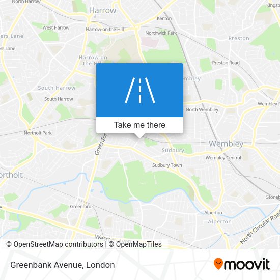 Greenbank Avenue map