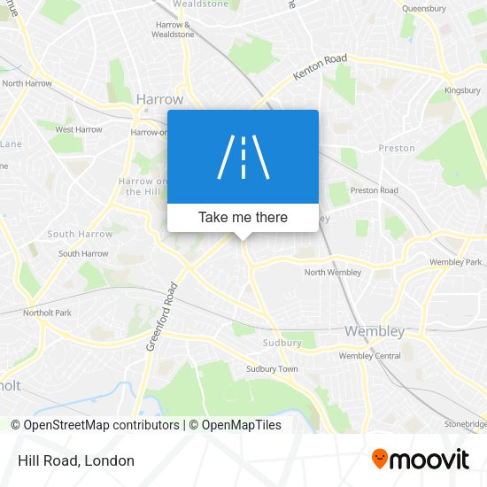 Hill Road map