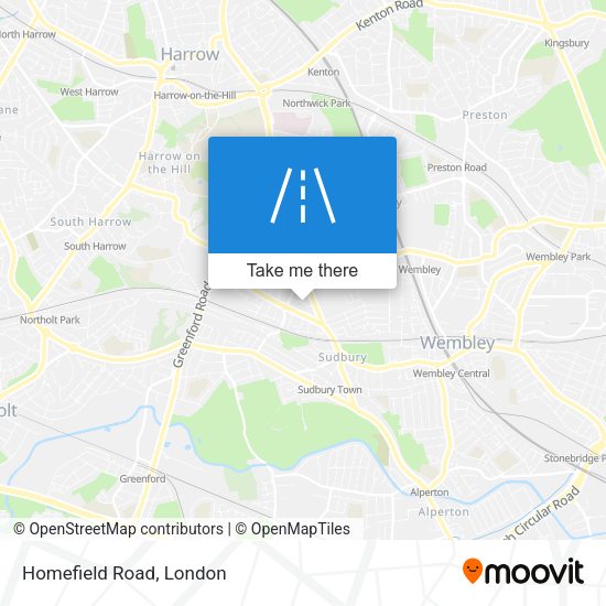 Homefield Road map