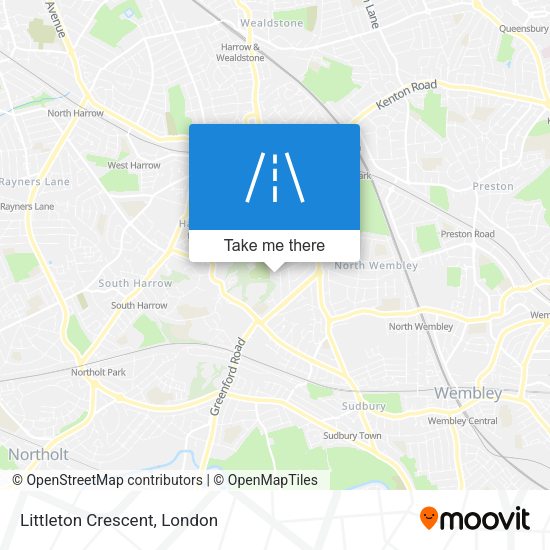 Littleton Crescent map