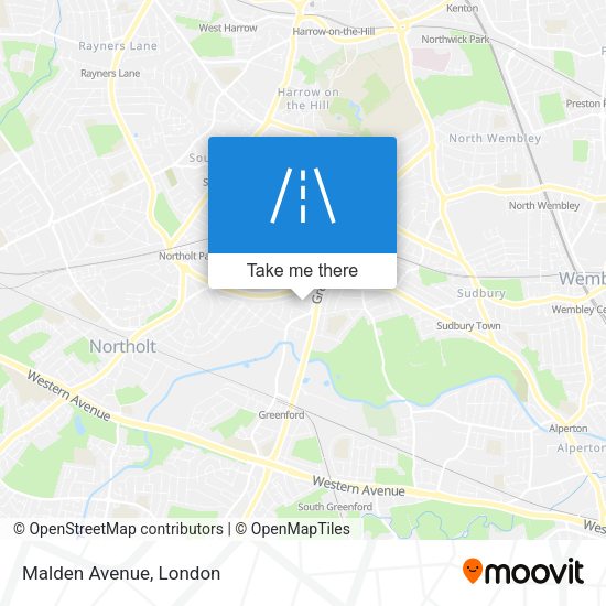 Malden Avenue map