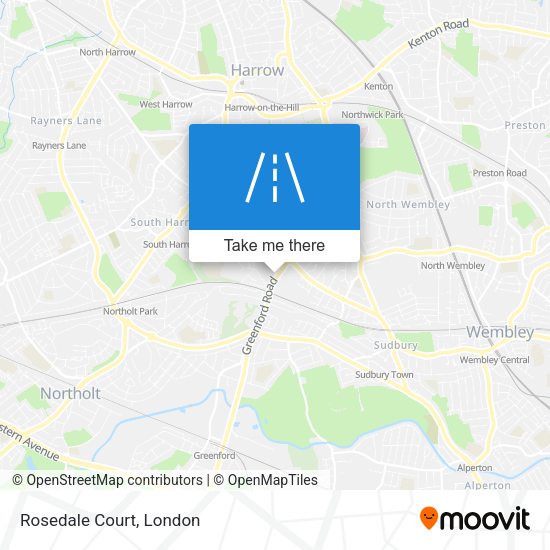 Rosedale Court map