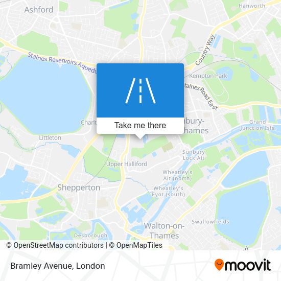 Bramley Avenue map