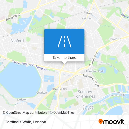 Cardinals Walk map